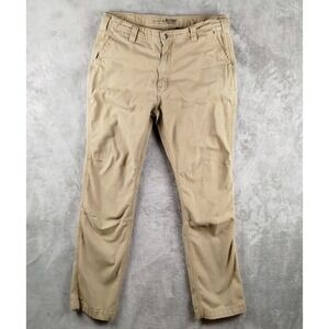 Carhartt Rugged Flex Straight Fit Duck Tapered Leg Utility Work Pants Mens 36x32